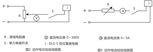 DLS-5/1雙位置繼電器檢驗與調試線路圖 DLS-5/1雙位置繼電器檢驗與調試線路圖
